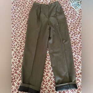 Vintage 100% wool trouser